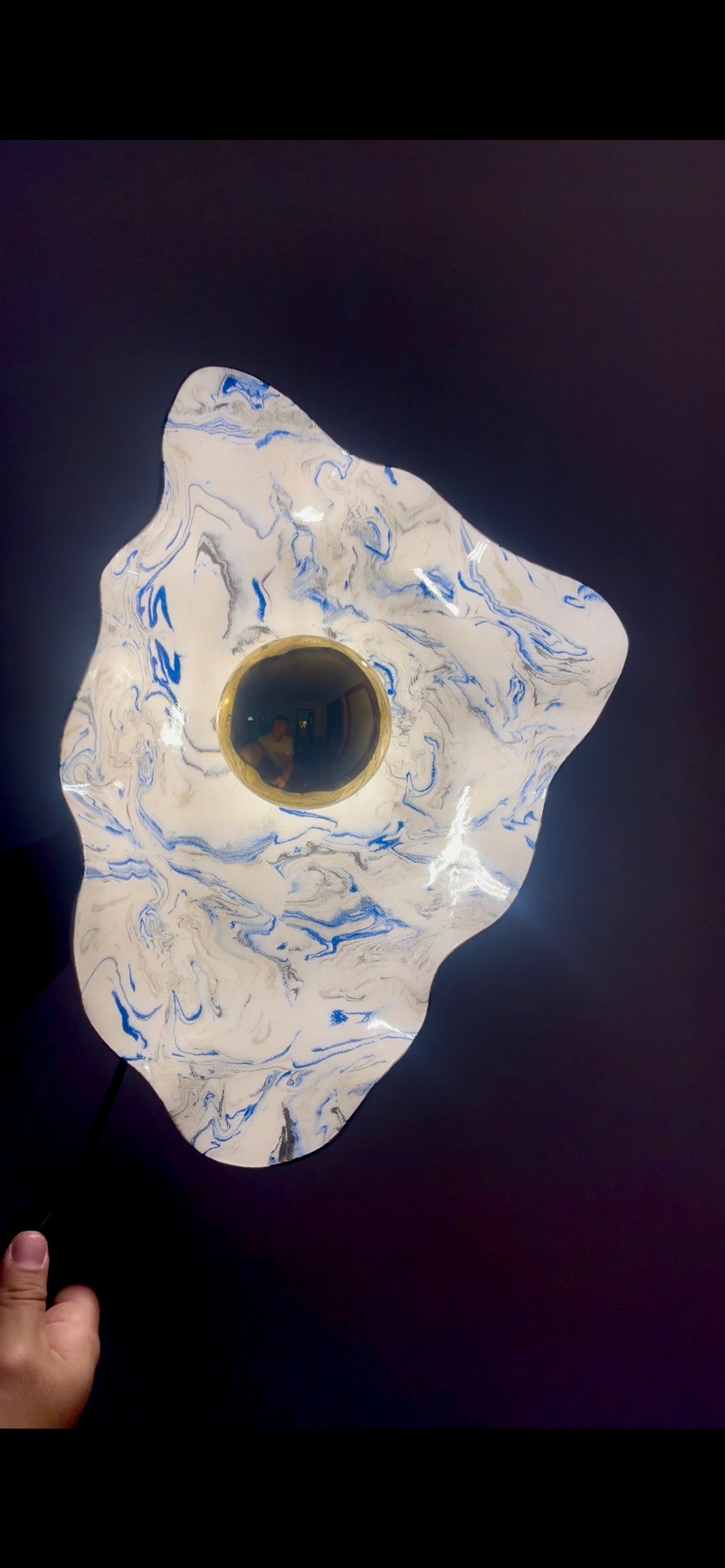 Bolt Sconce: Made-to-Order Nerikomi Porcelain Wall Sconce