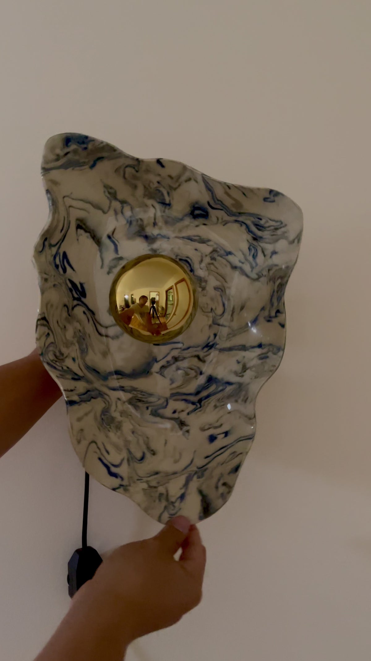 Bolt Sconce: Made-to-Order Nerikomi Porcelain Wall Sconce